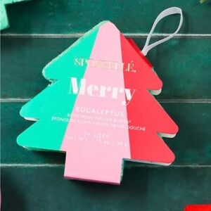 NEW! Spongellé Merry Eucalyptus Body Wash Infused Buffer